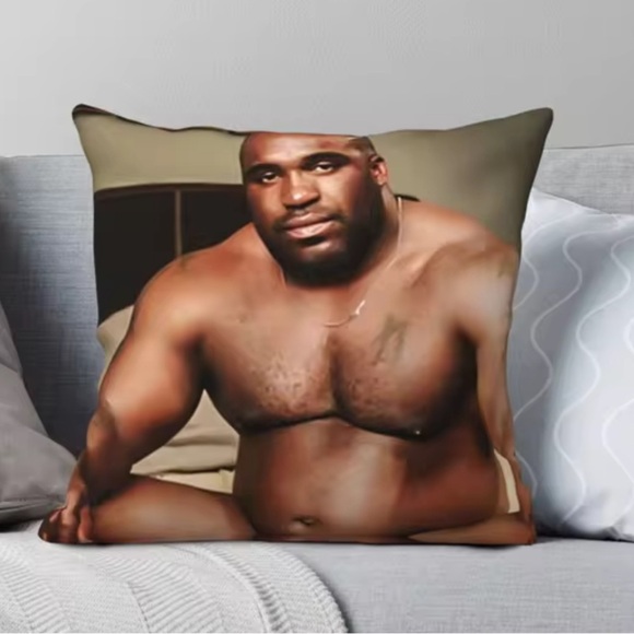 BARRY WOOD MEME Decorative 2 Sided Pillow Removable Cover Black Man Pandemic - Picture 4 of 9